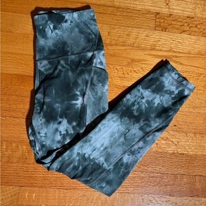 Lululemon align pant pockets size 8 25” Diamond Dye Starlight Smoked Spruce